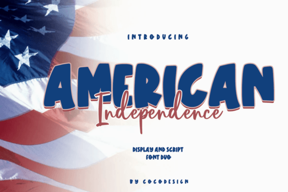 American Independence Font for Handmade Creations