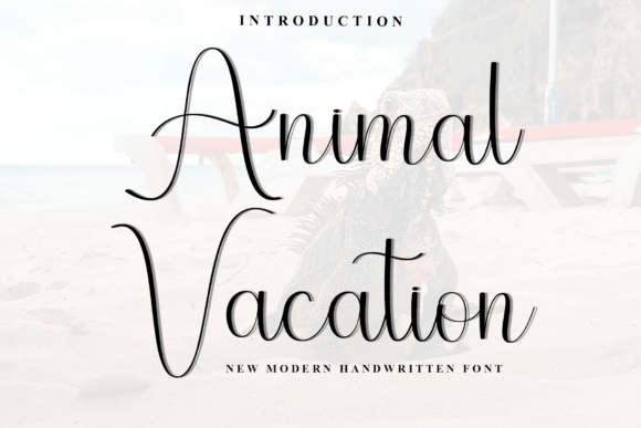 Animal Vacation Font for Warm and Friendly Web Design