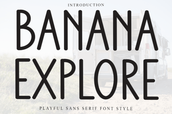 Banana Explore Font for Web Design