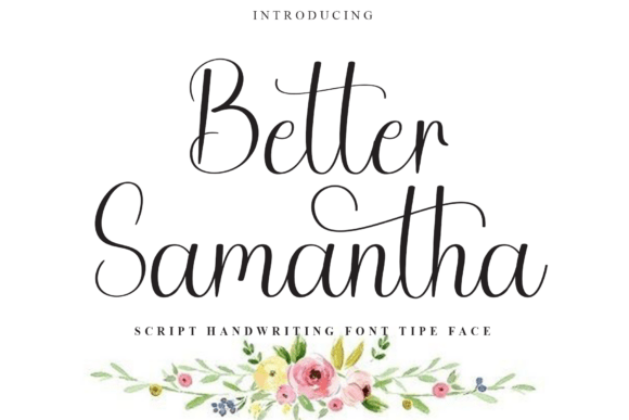 Better Samantha: A Warm Font for Creative Branding