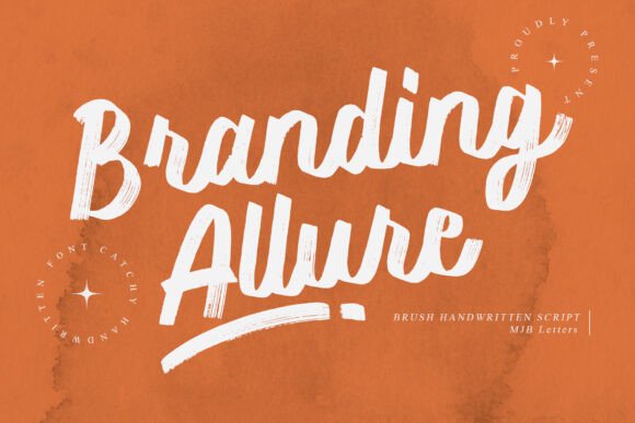 Branding Allure: A Modern Script Font for Small Business Branding