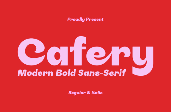 Cafery: A Bold Sans Serif Font for Modern Branding
