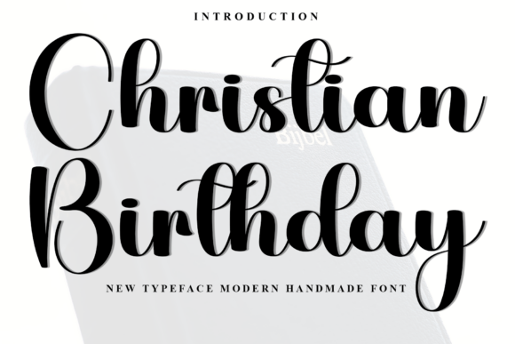 Christian Birthday Font for Professional Branding