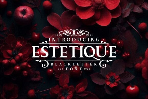 Estetique Font for Handmade and Commercial Projects
