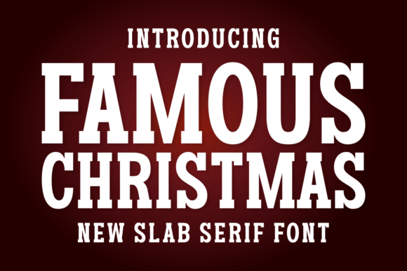 Famous Christmas Font for Holiday Web Design