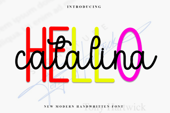 Hello Catalina: A Warm and Playful Font for Editorial Design