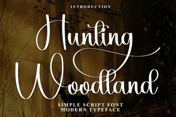 Hunting Woodland Font for Digital Campaigns