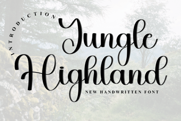 Jungle Highland: A Warm Font for Branding That Feels Personal