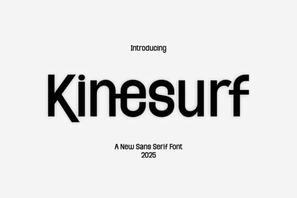 Kinesurf: A Modern Sans Serif Font for Creative Makers