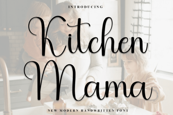 Kitchen Mama Font for Warm and Engaging Design