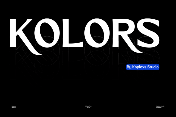 Kolors Font for Modern Web Design