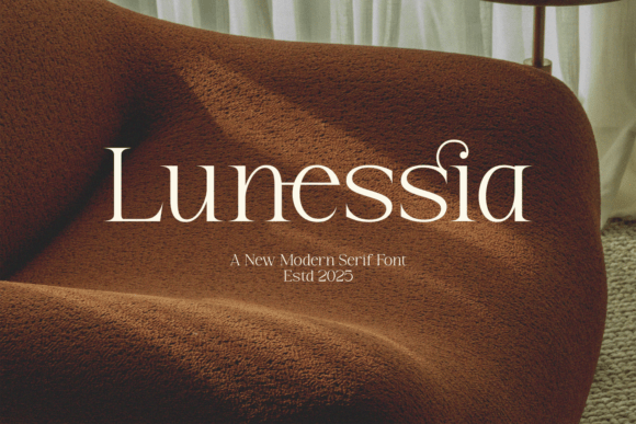 Lunessia: A Modern Serif Font for Polished Branding