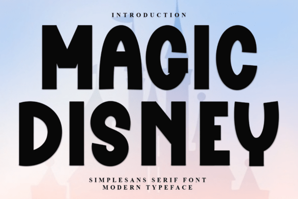 Magic Disney Font for Editorial Design