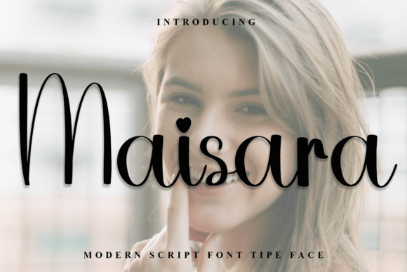 Maisara: A Warm Display Font for Web Design