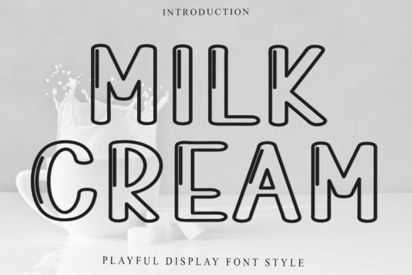 Milk Cream Font Review for Editorial Design