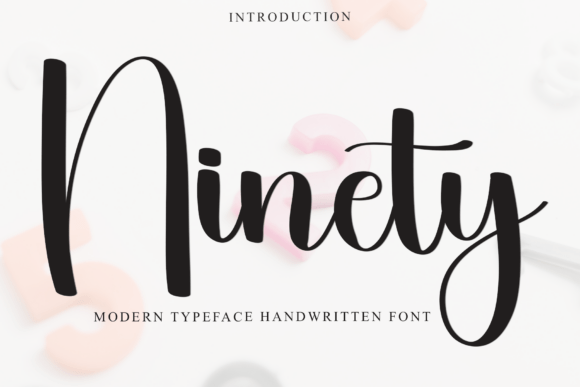 Ninety: A Warm Font for Creative Makers