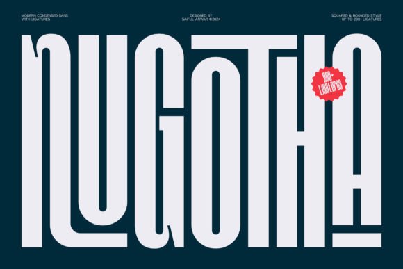 Nugotha: A Modern Sans Serif Font for Clean, Contemporary Design