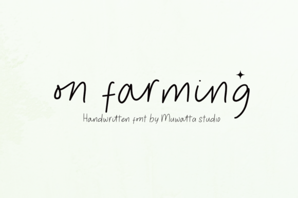 On Farming Font for a Cozy Brand Look