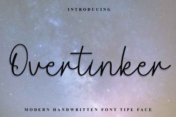 Overtinker Font for Business Branding