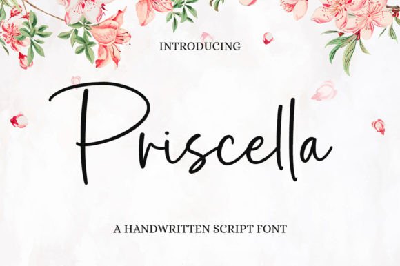 Priscella Font for Polished Branding