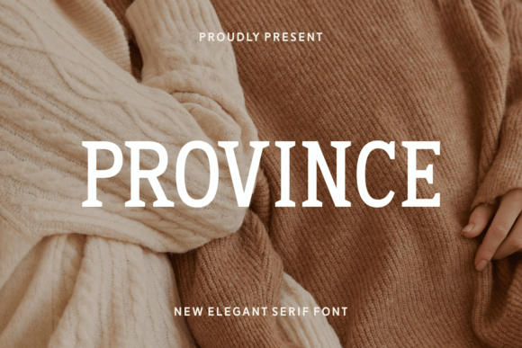 Province Serif Font for Editorial Design