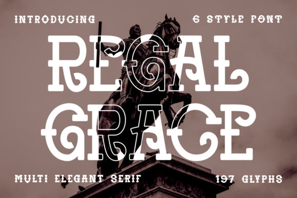 Regal Grace: A Timeless Serif Font for Editorial Design