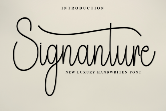 Signanture: A Warm Script Font for Editorial Design