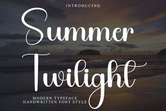 Summer Twilight Font for Web Design
