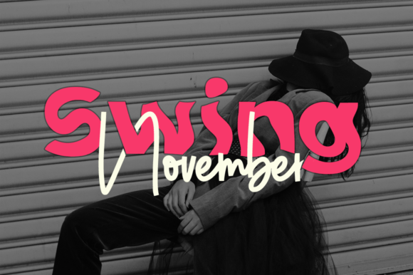 Swing November Font for Handmade Creations