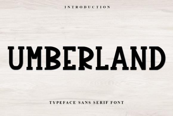 Umberland Font for Business Branding