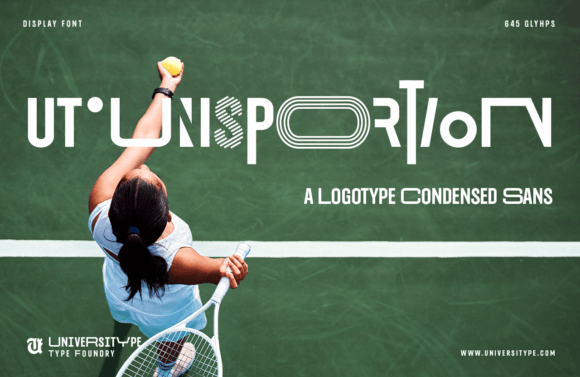 Ut Unisportion: A Font That Elevates Branding with Sporty Elegance