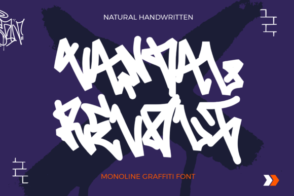Vandal Revolt Font for Handmade Creations