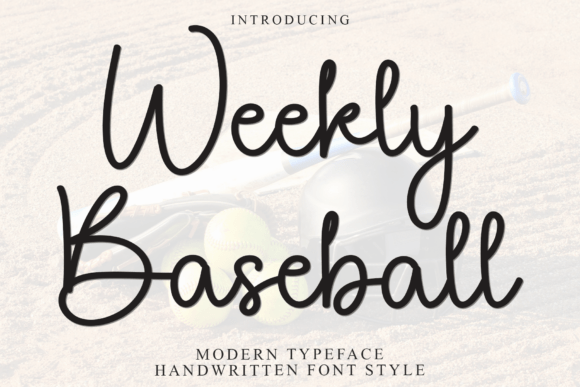 Weekly Baseball Font for Professional Branding