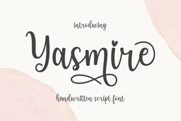 Yasmire: A Playful Script Font for Editorial Design